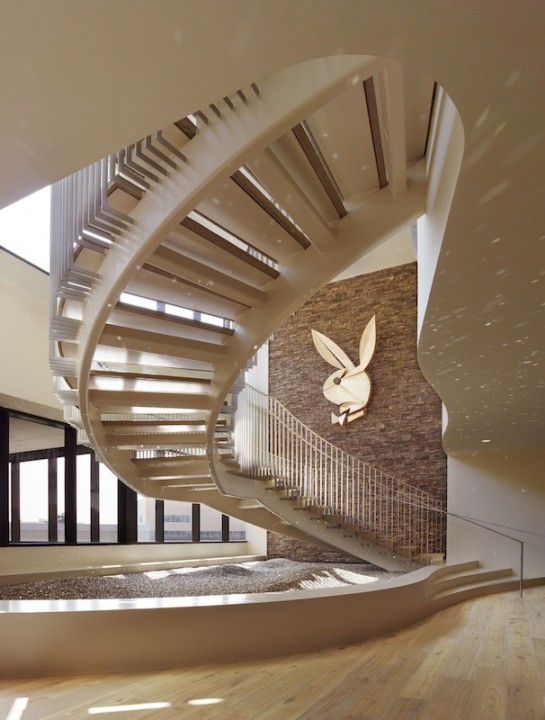 Wolcott - Playboy Enterprises Main Stairwell