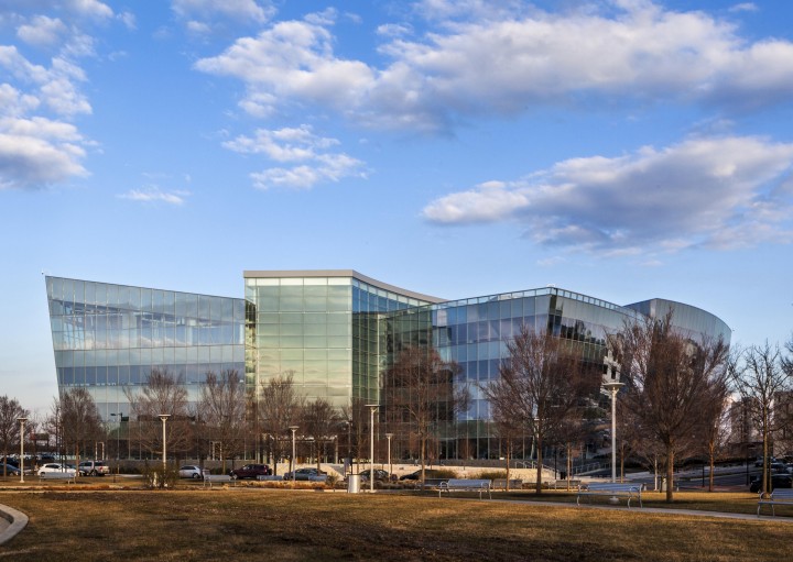 The exterior of GSK's building at the Navy Yard. Photo courtesy of GSK.