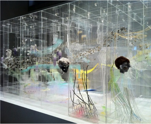 "The Vessel," by David Altmejd. Suzanne used this photo to illustrate the growing popularity of transparent materials.