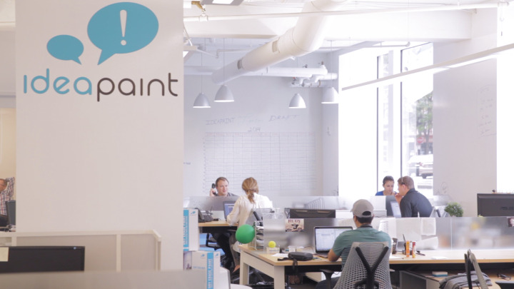 Inside IdeaPaint's new HQ in Boston. All images are stills from video footage, courtesy of videographer Jason Cheung.