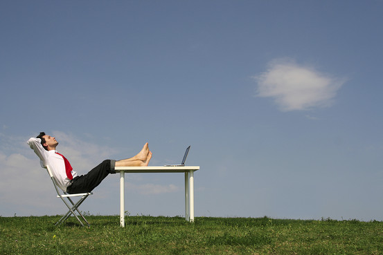Kickin' back. Image: iStock Photo via WSJ