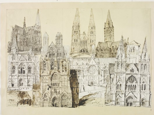 Did they use Revit for this? Designs for Truro Cathedral, 1878 Artist: William Burges. Image Courtesy of Victoria and Albert Museum, London, via Arch Daily.