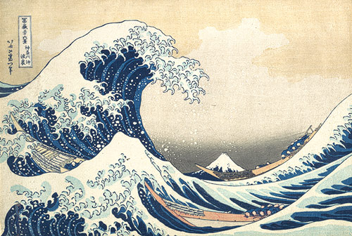The Great Wave at Kanagawa (from a Series of Thirty-Six Views of Mount Fuji) by Katsushika Hokusai.