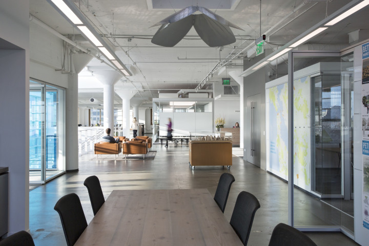 Natural daylighting in Perkins+Will's San Francisco office. Photo by Mariko Reed.
