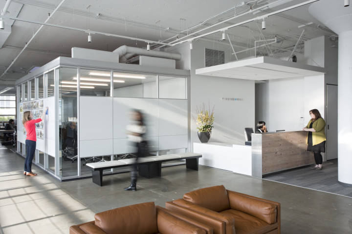 The entrance to P+W's San Francisco office. Photo by Mariko Reed.