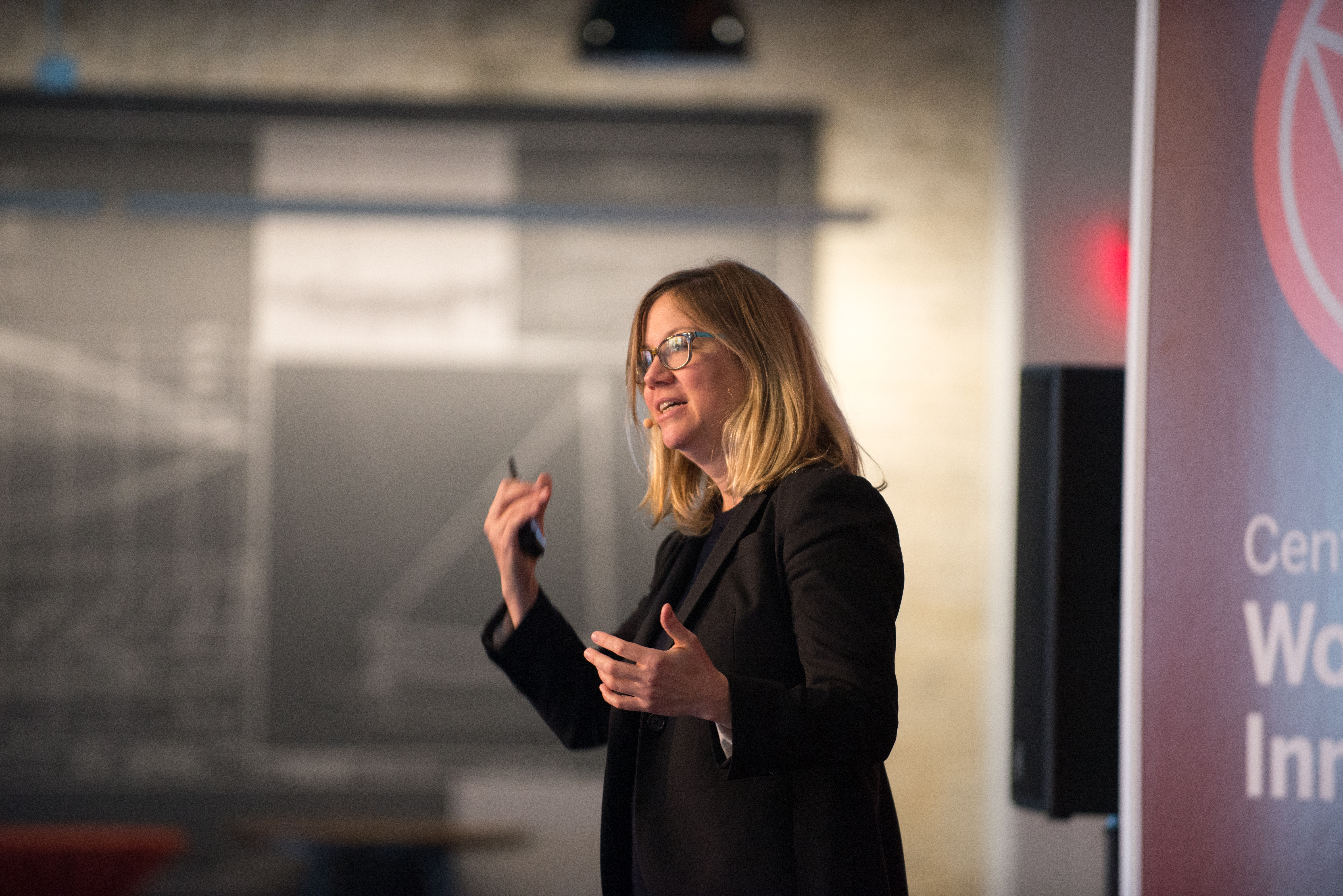 EYP's Leigh Stringer. Photo by Seth Jacobson Photography, courtesy of Design Museum Foundation.