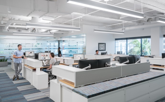 Trend Micro's new space is light and open. Image courtesy of lauckgroup.