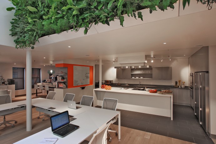 ThinkFoodGroup's space is designed to support their creative process. Image courtesy ThinkFoodGroup.