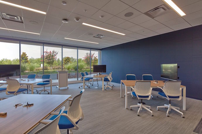 The Love Being @ Work Campaign was integral to the successfully engaging with RealPage employees during the design process. Image courtesy of Benny Chan Photography.