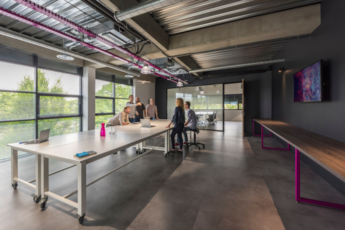 “There has been a general evolution as to what is considered a state-of-the-art collaborative workspace that promotes the kind of values modern tech companies such as ours embrace: notably collaboration, openness, and speed,” says Airbus’ CTO Paul Eremenko. Image courtesy of Airbus.