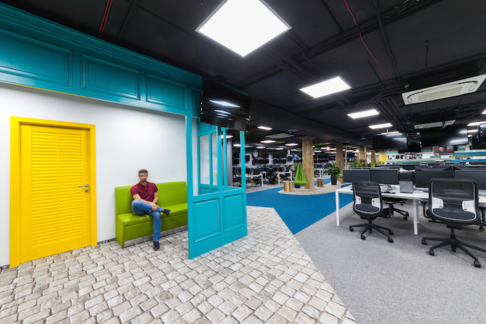 Paddy Power Betfair's Malta offices feature an open design. Image courtesy of nic media. 