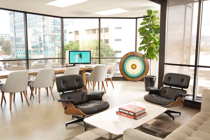 A variety of breakout areas give staff the opportunity to collaborate more freely. Image courtesy of Alden Wallace.