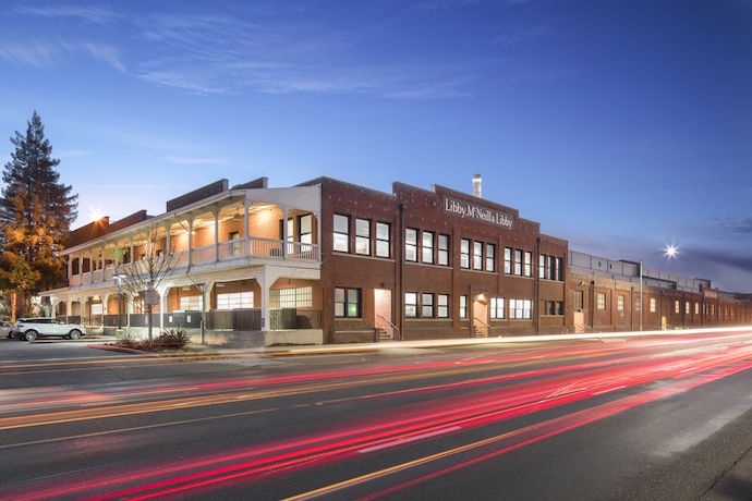 HGA’s design enhances and celebrates The Cannery’s raw beauty through materials authentic to the property, including brick, steel, concrete and divided lite glazing. Image courtesy of HGA. 