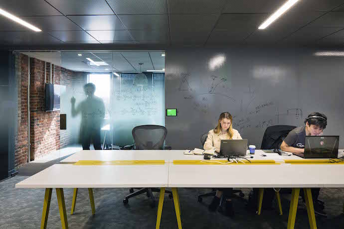 A variety of work spaces cater to different types of work. Image courtesy of SGA. 