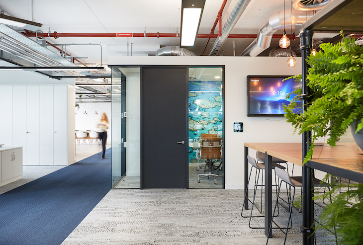 With an agenda to create a smart casual environment to appeal to creative types, AIS went about designing a space that was youthful and contemporary while also appearing sophisticated and forward thinking in tune with the company's entrepreneurial nature. Image courtesy of AIS. 