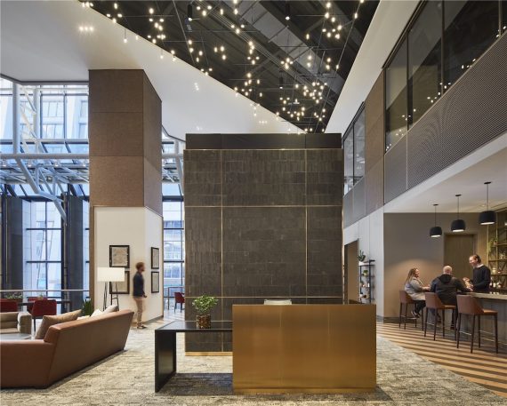 Stantec Modernizes The 70 West Madison Amenities Space in Chicago