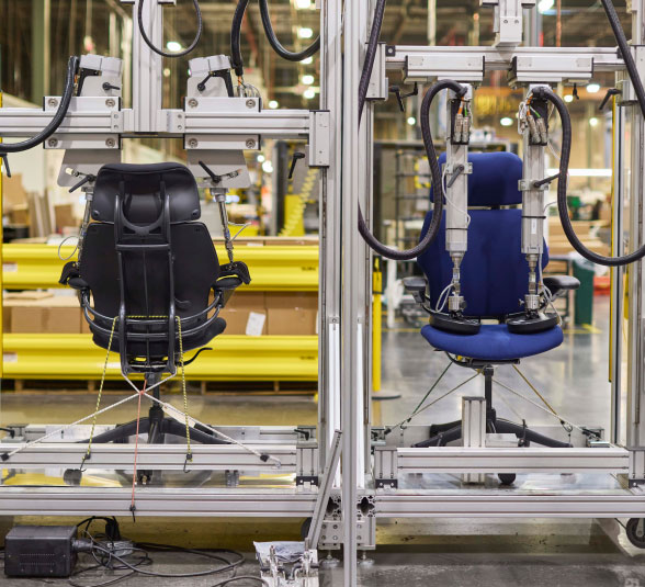 Humanscale’s Piscataway, NJ facility creating Freedom Headrest chairs